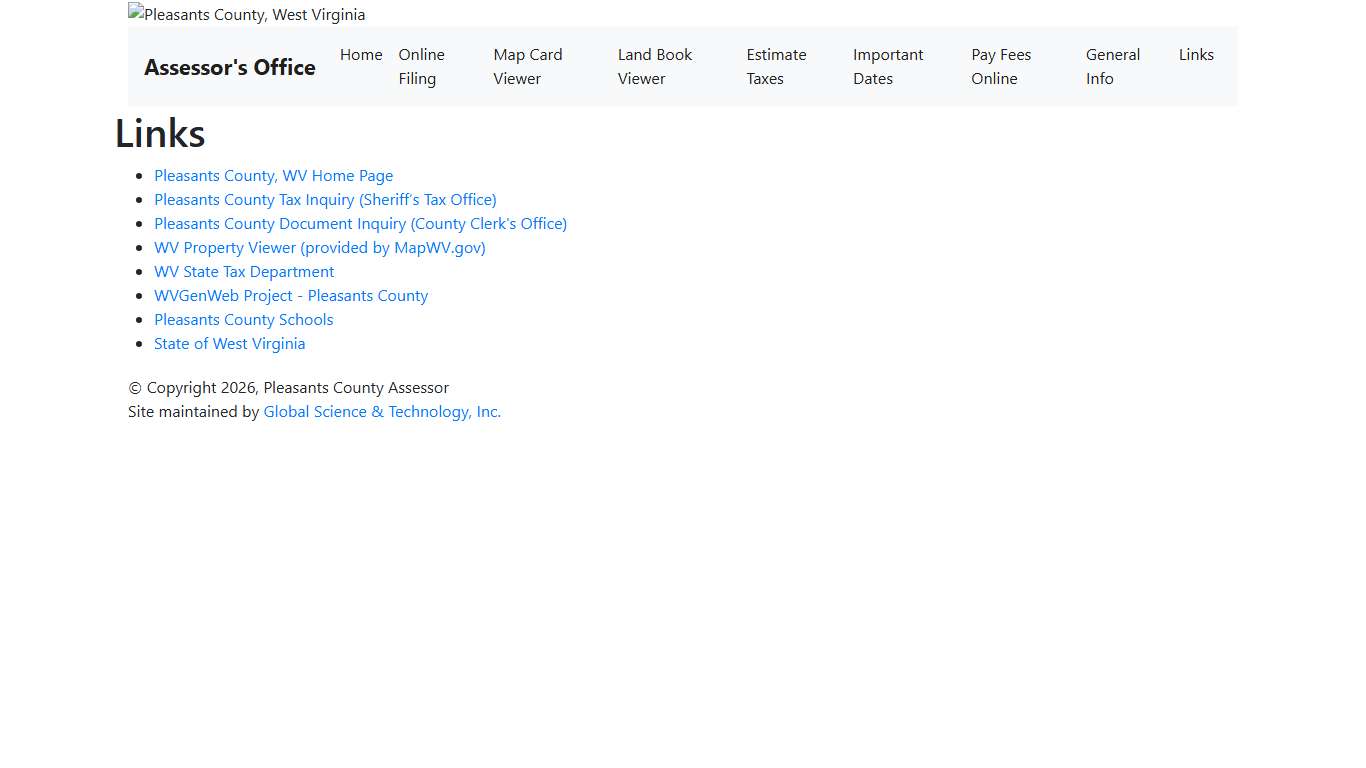 Pleasants County Assessor's Office